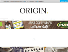 Tablet Screenshot of originmagazine.com